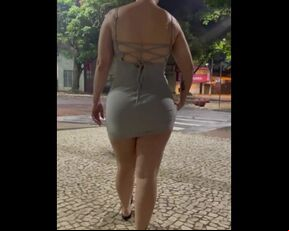 Katy Kampa milf taking off panties in public